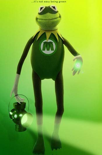 Kermitt as Green Lantern